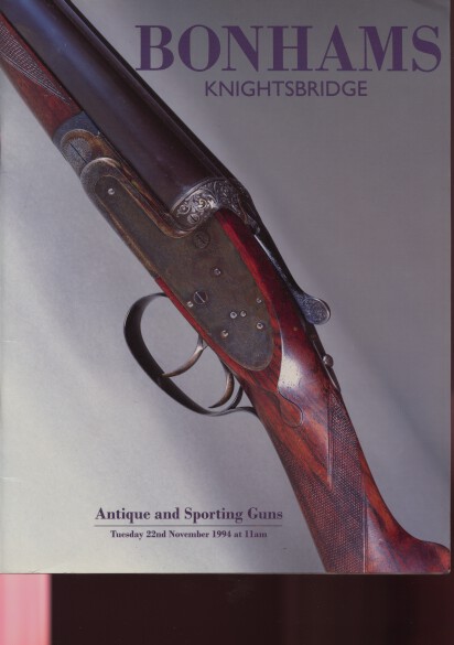 Bonhams 1994 Antique & Sporting Guns - Click Image to Close