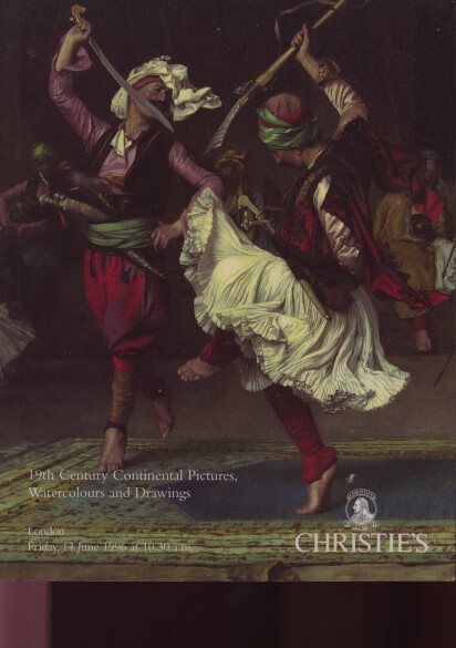 Christies June 1996 19th C Continental Pictures, Watercolours,