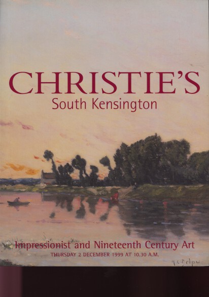 Christies December 1999 Impressionist & 19th Century Art