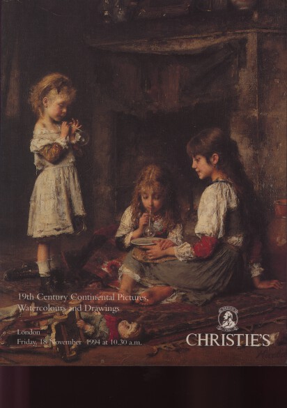 Christies 1994 19th Century Continental Pictures, Watercolours