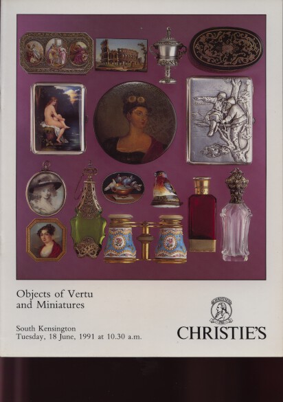 Christies June 1991 Objects of Vertu and Miniatures - Click Image to Close