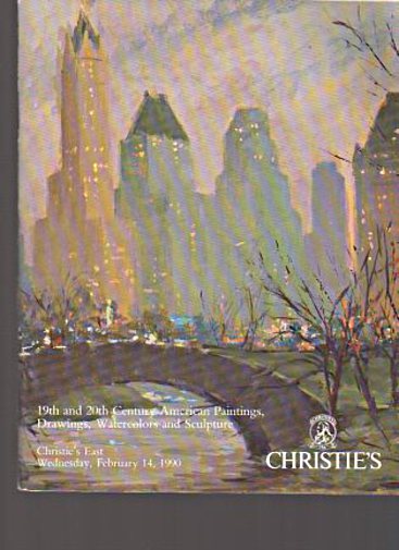 Christies February 1990 19th & 20th C American Paintings, Drawings