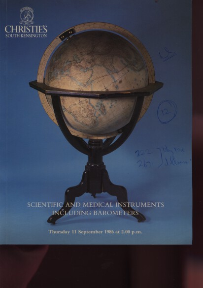 Christies 1986 Scientific & Medical Instruments, Barometers