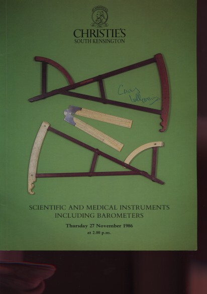 Christies November 1986 Scientific & Medical Instruments, Barometers