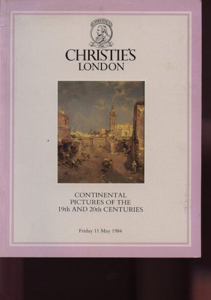 Christies 1984 Continental Pictures of the 19th & 20th Centuries