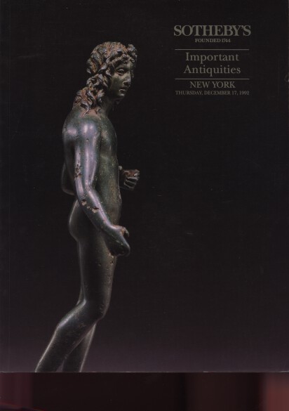 Sothebys 1992 Important Antiquities Sothebys 1992 Important Antiquities