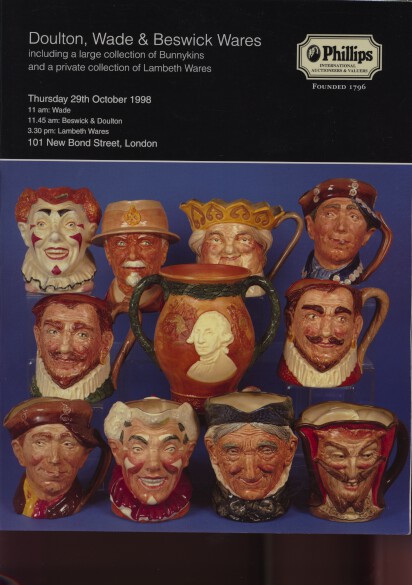 Phillips 1998 Doulton, Wade & Beswick, Lambeth Wares