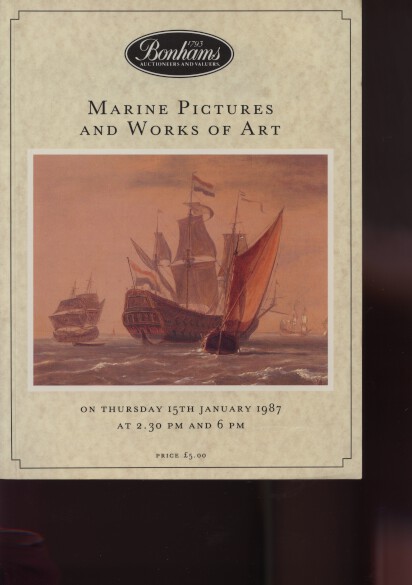 Bonhams 1987 Marine Pictures & Works of Art