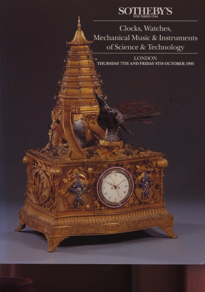 Sothebys 1993 Clocks, Instruments, Science & Technology (Digital only)