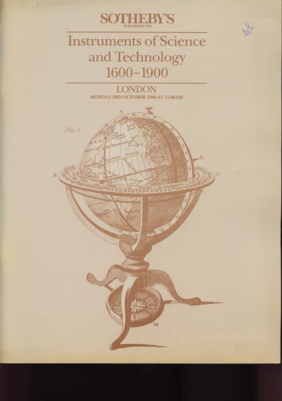 Sothebys 1988 Instruments of Science & Technology 1600-1900