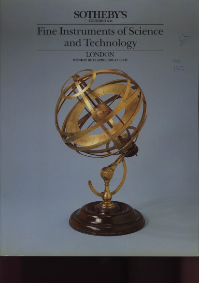 Sothebys 1988 Fine Instruments of Science & Technology