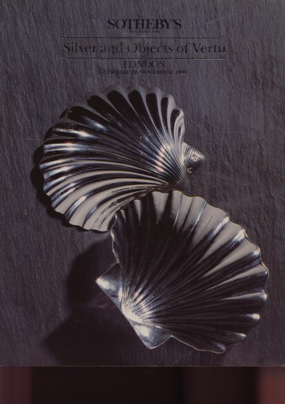 Sothebys 1991 Silver and Objects of Vertu