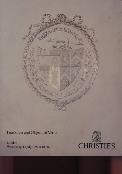 Christies 1994 Fine Silver and Objects of Vertu