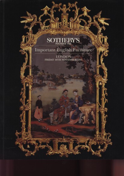 Sothebys 1995 Important English Furniture - Click Image to Close