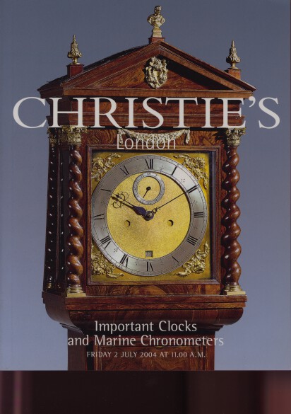 Christies 2004 Important Clocks & Marine Chronometers