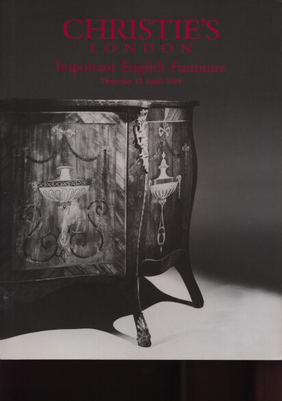 Christies 1999 Important English Furniture - Click Image to Close