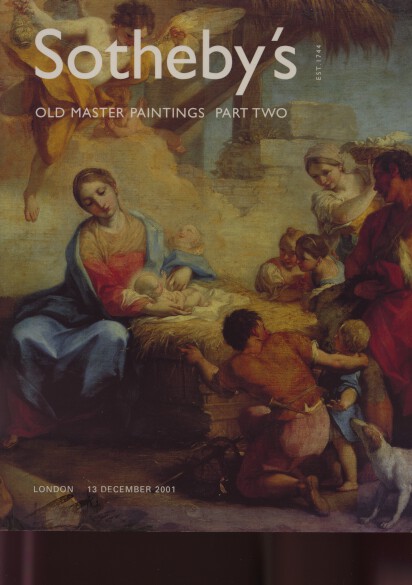 Sothebys 2001 Old Master Paintings Part Two - Click Image to Close