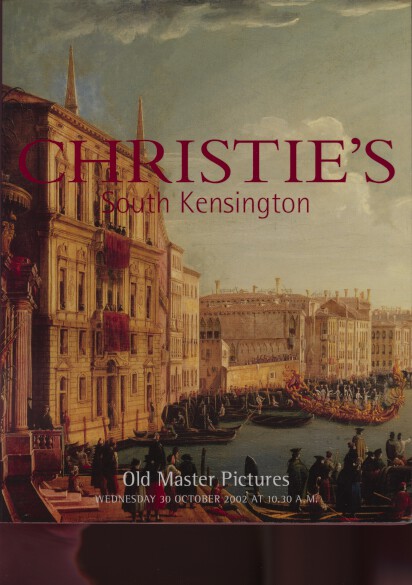 Christies October 2002 Old Master Pictures (Digital only)
