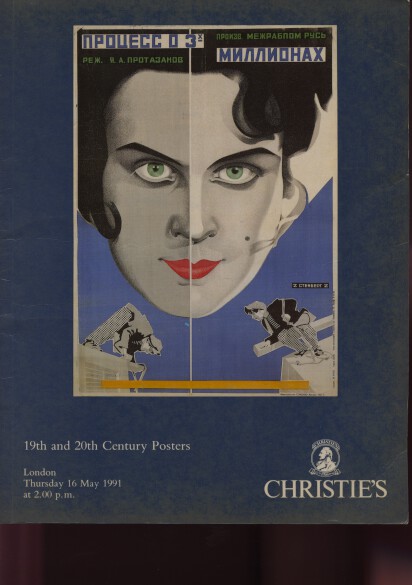 Christies 1991 19th & 20th Century Posters