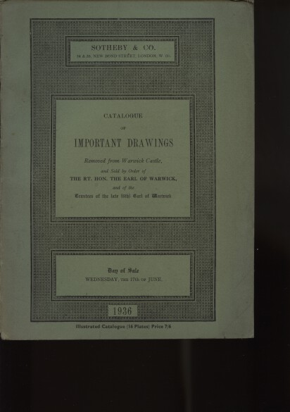 Sothebys June 1936 Important Drawings (Digital only)