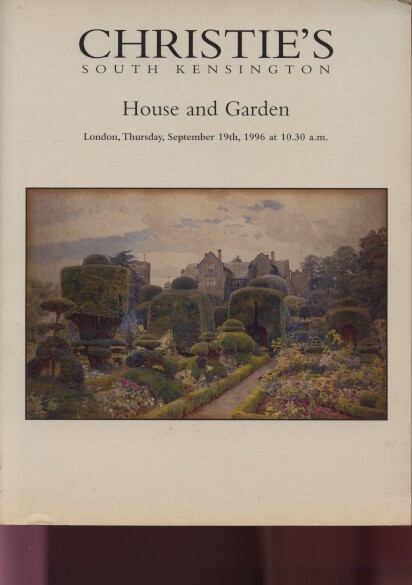 Christies 1996 House and Garden - Click Image to Close