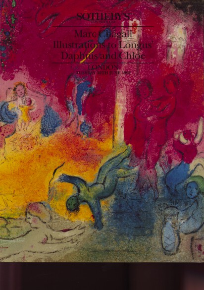 Sothebys 1992 Chagall Illustrations to Longus, Daphnis, Chloe
