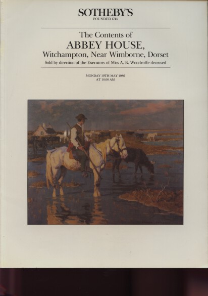 Sothebys 1986 Contents of Abbey House, Witchampton