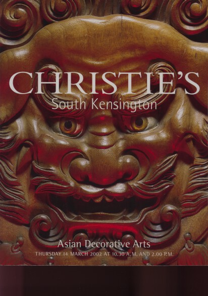 Christies March 2002 Asian Decorative Arts