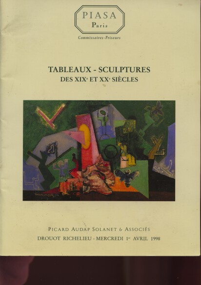 Piasa 1998 19th & 20th C Paintings & Sculpture
