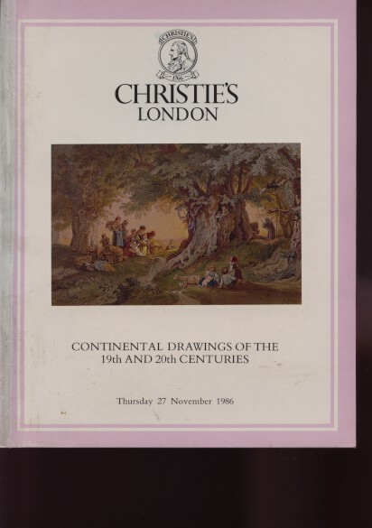 Christies November 1986 Continental Drawings of the 19th & 20th Centuries