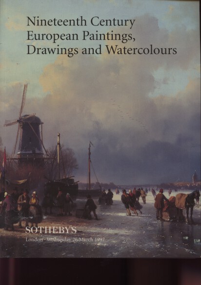 Sothebys 1997 19th C European Paintings, Drawings, Watercolours