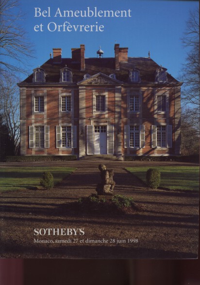 Sothebys 1998 Good French Furniture & Silver - Click Image to Close