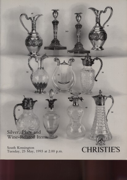 Christies May 1993 Corkscrews, Wine Related Items, Silver (Digital Only)