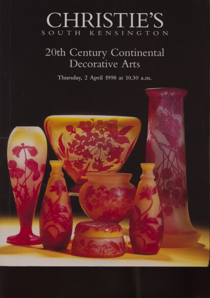 Christies April 1998 20th Century Continental Decorative Arts