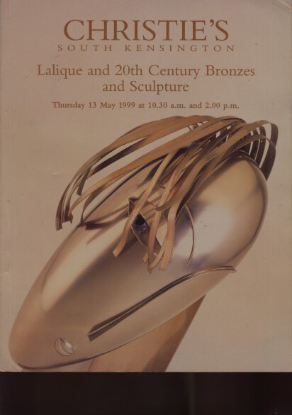Christies 1999 Lalique & 20th Century Bronzes & Sculpture