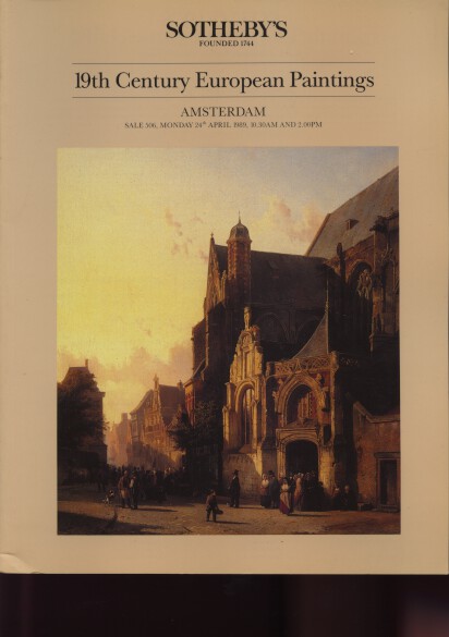 Sothebys 1989 19th C European Paintings