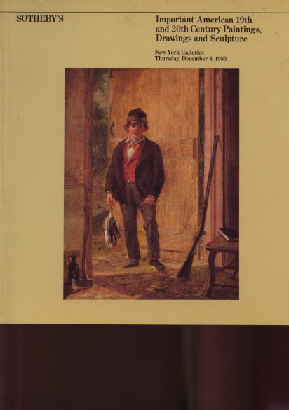 Sothebys 1983 Important American 19th & 20th Century Paintings