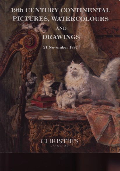 Christies 1997 19th C Continental Pictures, Watercolours,