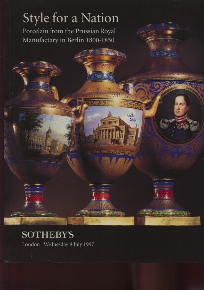 Sothebys 1997 Style for a Nation - Berlin Porcelain