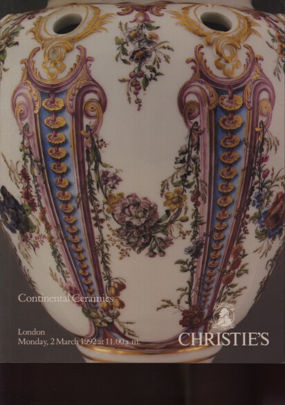 Christies 1992 Continental Ceramics