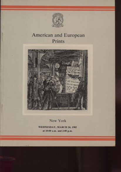 Christies 1982 American and European Prints
