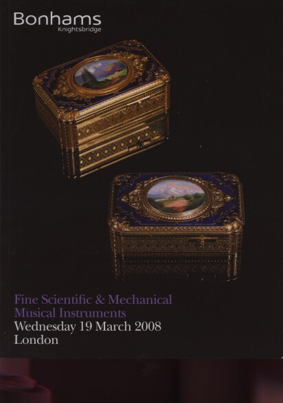 Bonhams 2008 Scientific & Mechanical Musical Instruments - Click Image to Close