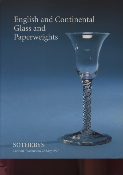 Sothebys 1997 English & Continental Glass & Paperweights (Digital only)