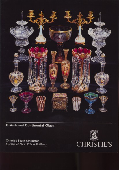 Christies March 1995 British & Continental Glass