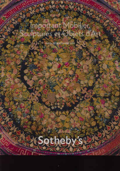 Sothebys 2011 Important French Furniture & Object of Art