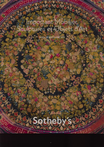 Sothebys 2011 Important French Furniture & Object of Art