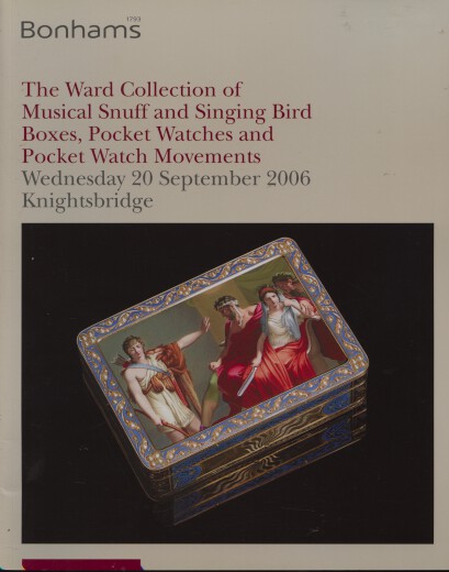 Bonhams 2006 Ward Collection Musical Snuff, Singing Bird Boxes - Click Image to Close