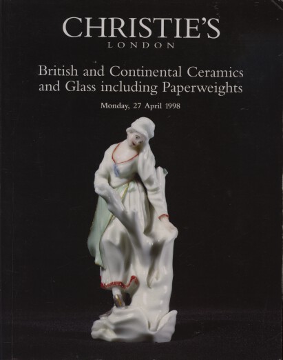 Christies 1998 British & Continental Ceramics & Paperweights