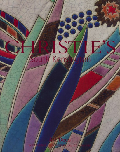 Christies 2003 Art Deco