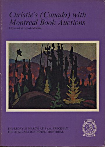 Christies1970 Fine Canadian Paintings, Prints, Drawings